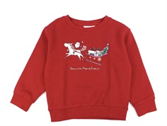 Name It jester red jul glitter sweatshirt